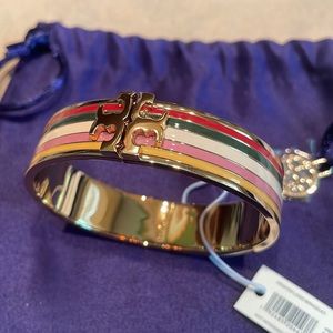 Tory Burch Multicolor Enamel Bracelet